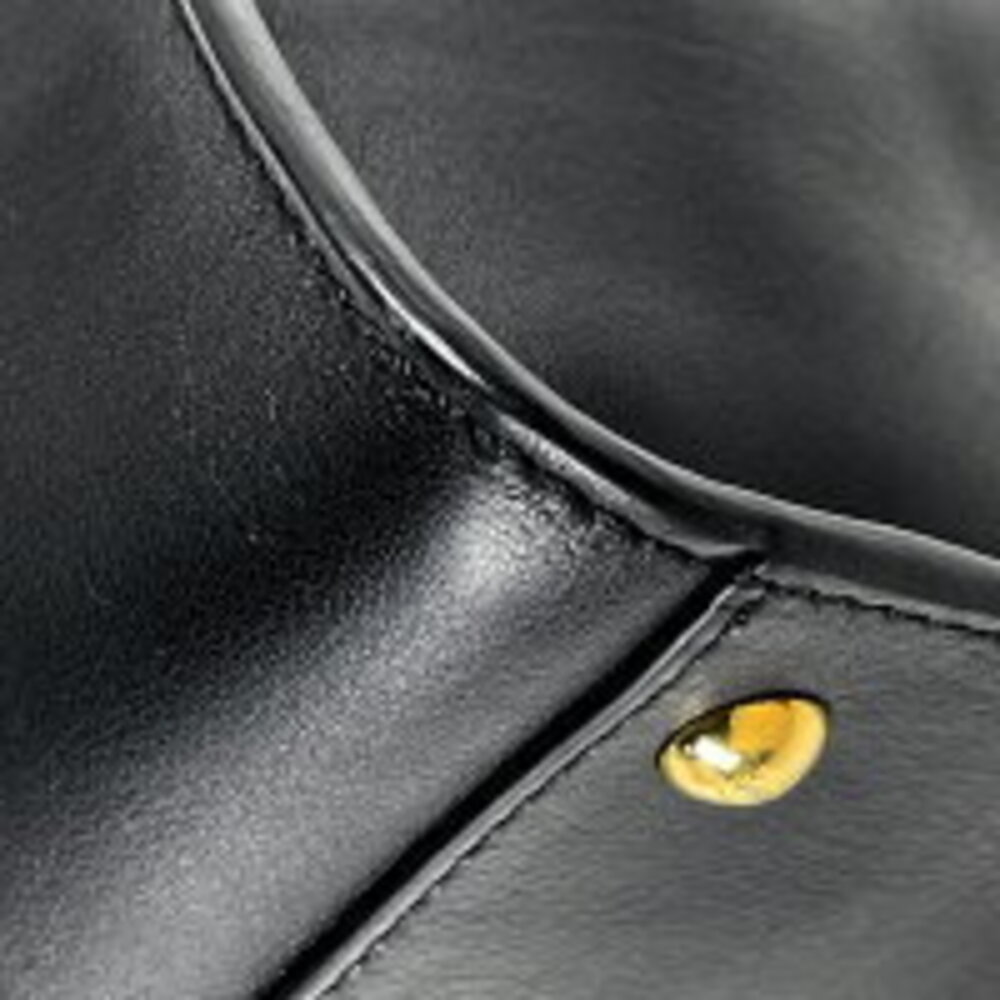 Fendi Peekaboo Shoulder Bag leather black - Picture 5 of 6